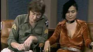 John Lennon and Yoko Ono Dick Cavett Show  Excerpt 4 of 6