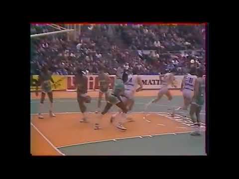 Drazen Petrovic 1987 Winners Cup Semifinal G1 ASVEL Villeurbanne - Cibona Zagreb