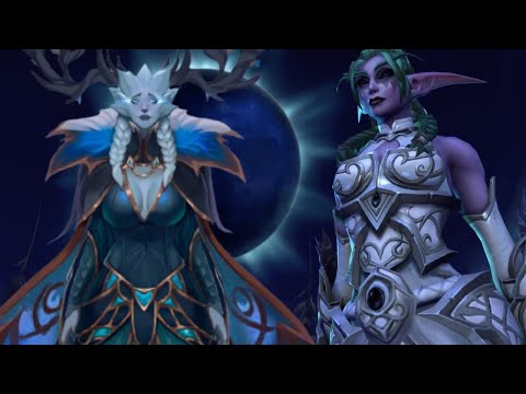 Saving Tyrande ritual cutscene Shadowlands 9.1 Chain of Domination