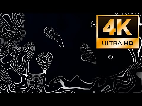 4K Live Wallpaper Abstract White Waves Background