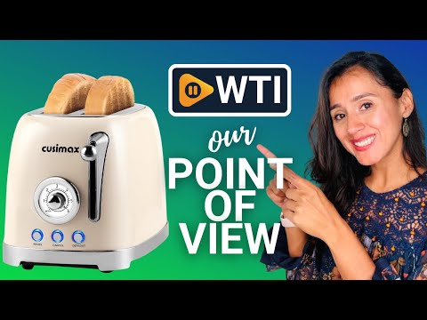 CUSIMAX Toaster 2 Slice with Extra Wide Slots for Bagels - WTI product video review