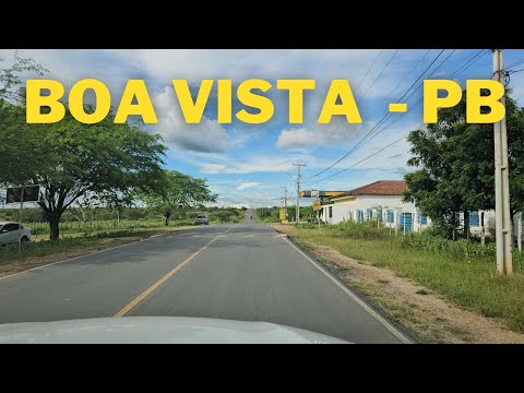 Passamos pela cidade de Boa Vista no cariri paraibano.
