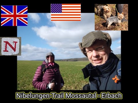 Hiking the Nibelungen Trail from Mossautal to Erbach in the Odenwald, Germany