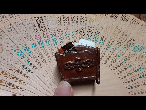 MAGAZINE RACK, SHELF, SHELVES, PLANTER - Wooden Wedding Fan #fan  #craft #diy #miniature #dollhouse