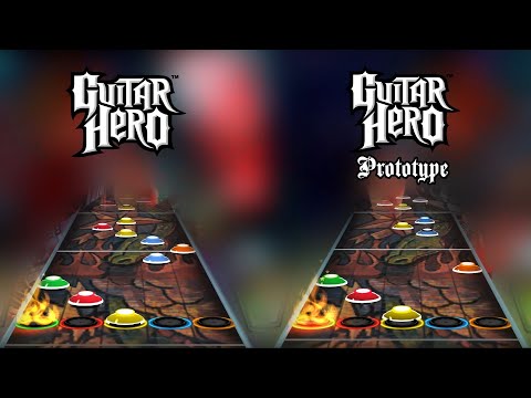 Guitar Hero 1 Prototype - "Texas Flood" Chart Comparison