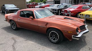 Download Lagu Test Drive 1975 Chevrolet Camaro 5 Speed SOLD for $11,900 Maple Motors #635 Thumbnail