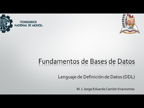 11 1   Introducción al DDL