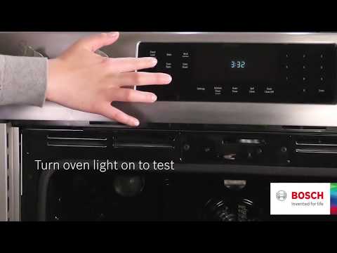 How to Change your Bosch Oven Bulbs