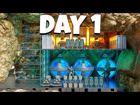 I Buildt Desert Crack In 2026 Day 1 On The Most Populated Server - ARK: Survival Evolved