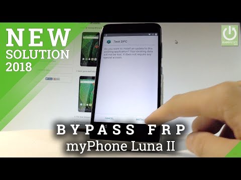myPhone Luna II Bypass Google Verification / Remove FRP 2018