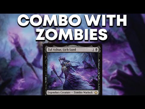 Combo Off with Mono Black Zombies | Zul Ashur, Lich Lord EDH Deck Tech | Magic The Gathering