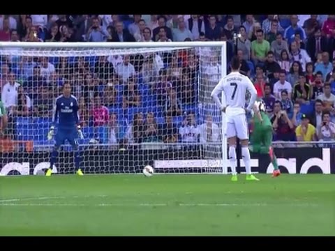Goal Penalty Edu Albacar  Real Madrid vs Elche 5-1 [23/09/2014]
