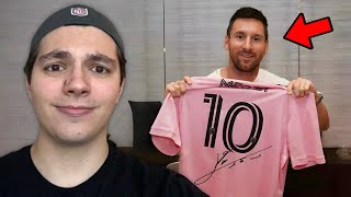 UN ESTAFADOR INTENTÓ RECLAMAR UNA PLAYERA FIRMADA POR MESSI!!!