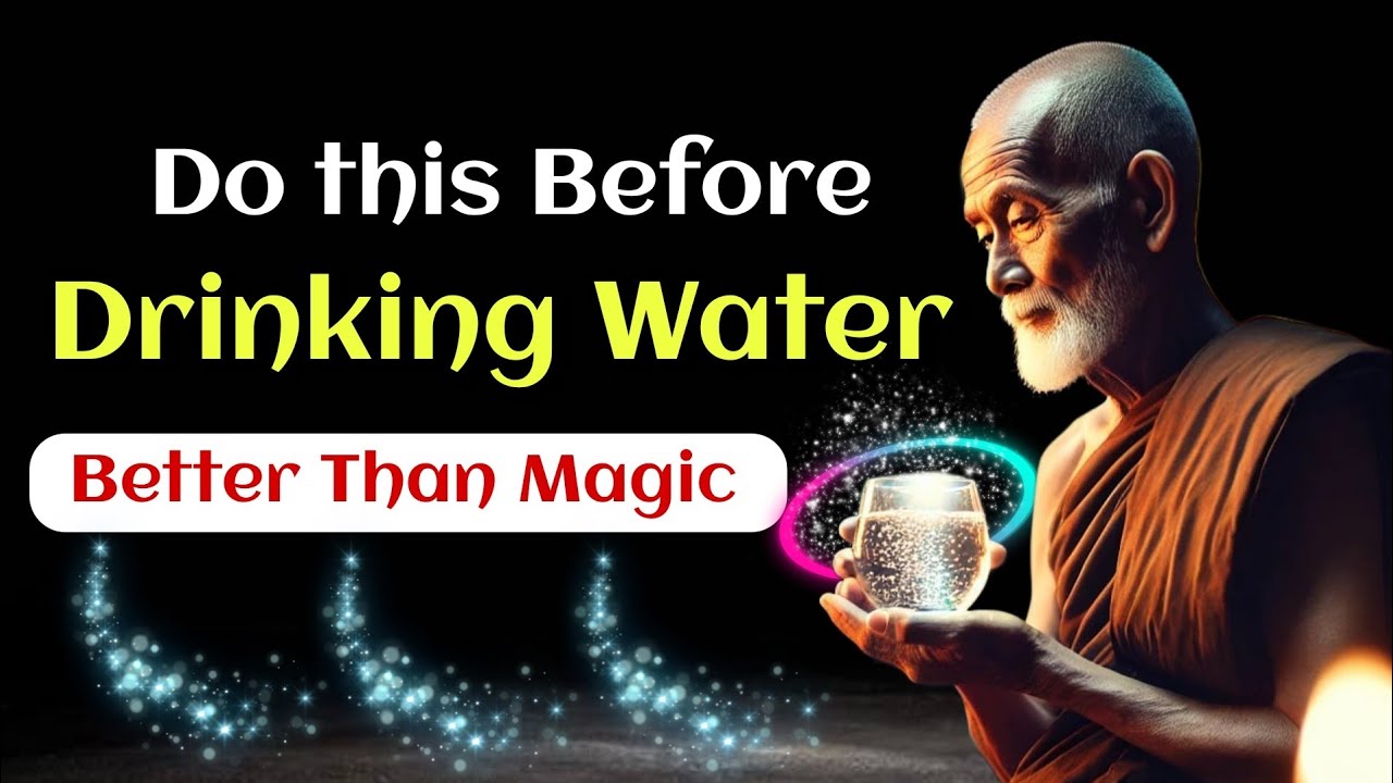 SAY THESE 6 WORDS BEFORE DRINKING WATER & Get A Lot Of Money & Desire Fulfilled | BUDDHIST TEACHINGS