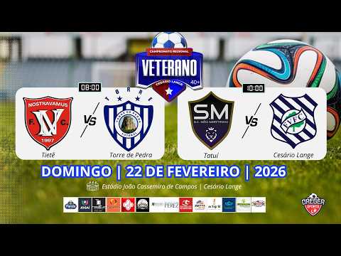 NOSTRAVAMUS x TORRE DE PEDRA  |  SÃO MARTINHO x FAZ. VELHA | CAMPEONATO VETERANO C.LANGE  | 40tão  |