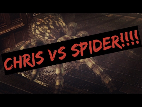 RESIDENT EVIL REMASTERED SPIDER ROOM CHRIS WALKTHROUGH!!