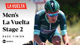 INCREDIBLE FINISH! 🤩 | 2026 Men's La Vuelta Stage 2 Final KM's | TNT Sports Cycling