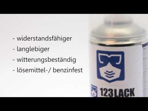 2K Spraydose - Profi 2-Komponenten Lack als Spray - Hinweis beachten