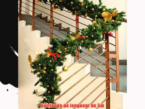 comment installer guirlandes sapin