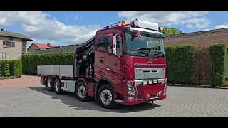 Volvo FH16 750 8x4 + HMF 7020 + JIB flatbed truck | Image 4 - Autoline