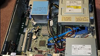 DELL Optiplex 960 Disassembly RAM SSD Hard Drive Upgrade Replacement Repair Quick Look Inside