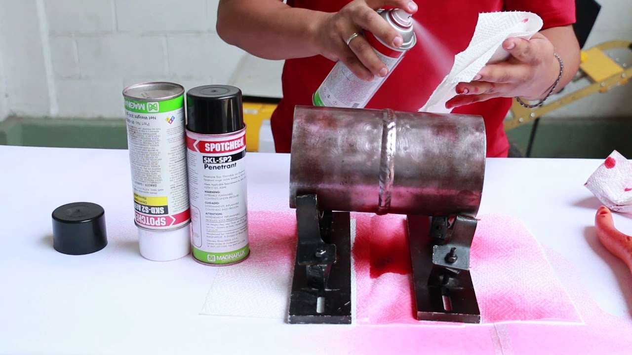 Introducción a la inspección por los líquidos penetrantes coloreados