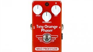 Mad Professor Tiny Orange Phaser Guitar Pedal Demo by Music Gear Fast