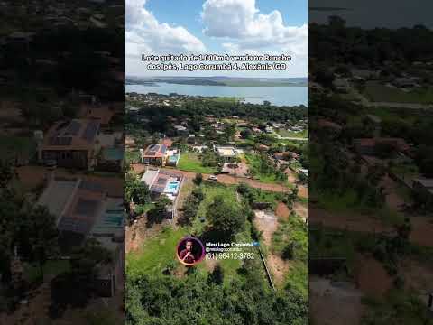 Lote do Condomínio Rancho dos Ipês no Lago Corumbá IV em Alexânia/GO