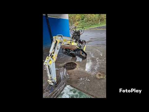 Restoration Yanmar B 08-3 Felújítás, Restaurierung, Excavator, Bagger