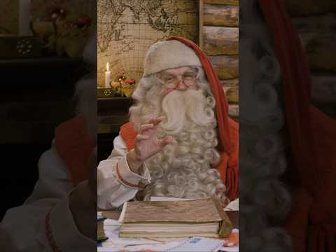 Santa's message to children: Merry Christmas & Happy New Year kids - Lapland #christmas #santa