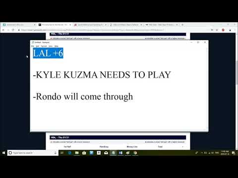 Loddy's NBA LOCKS 01/31/19