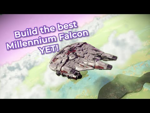 How to build the BEST Millennium Falcon YET in No Man´s Sky!