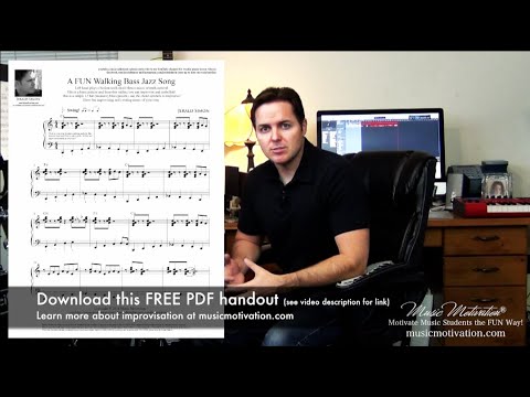 How to play the 12 bar blues on the piano (learn to improvise and play seventh chords the fun way)