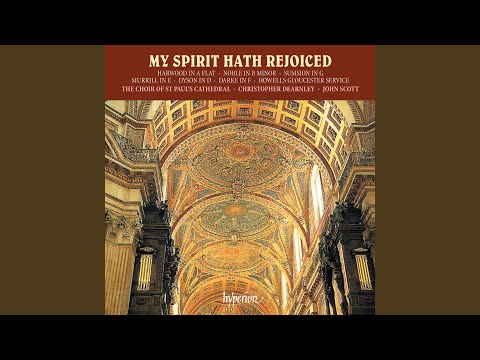 Sumsion: Magnificat & Nunc dimittis in G Major: II. Nunc dimittis