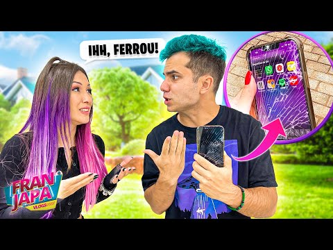 I BROKE WIIZINHO'S CELL PHONE! HE WAS VERY ANGRY 😱 - Fran Japa