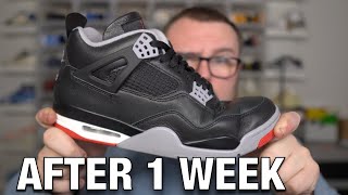 I Wore the JORDAN 4 BRED REIMAGINED Everyday for a WEEK! Here is What Happened!