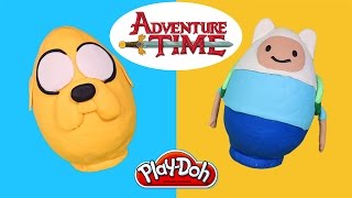 Giant Play-doh Surprise Eggs - Adventure time  * J