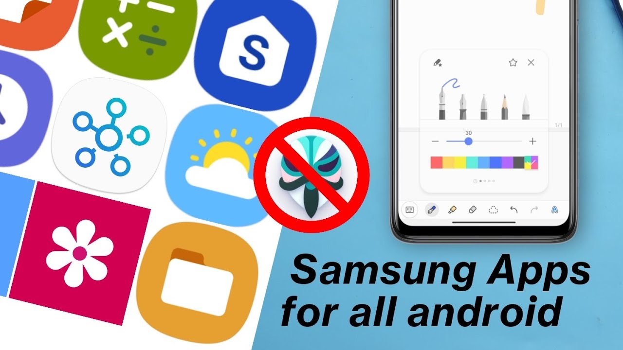 How to Get Samsung Apps On Any Android (Pack of 9 Samsung Apps) No Root