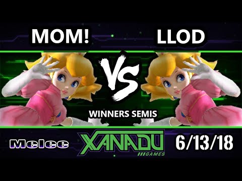 S@X 254 SSBM - MOM! (Peach, Fox) Vs. lloD (Peach) - Smash Melee Winners Semis