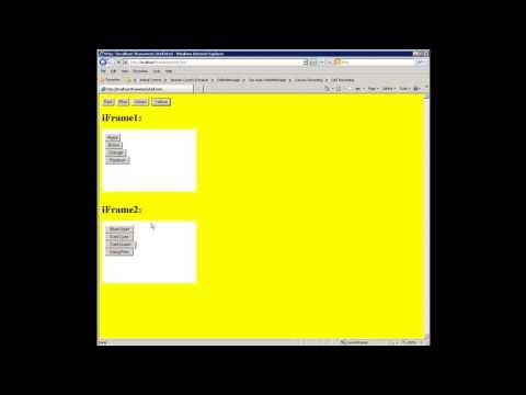 iFrame calling parent HTML's javascript function and cross iFrame interaction