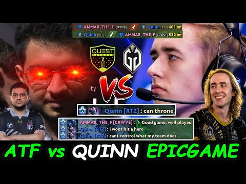 Quinn vs ATF - KING OF MIDLANE DPC2023 vs SUPERSTAR OFFLANE AMMAR_THE_F Dota 2