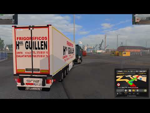 Euro Truck Simulator 2 (1.28) Lamberet Futura SR2 Spanish Agencies Trailer 1.28.x + DLC's & Mods