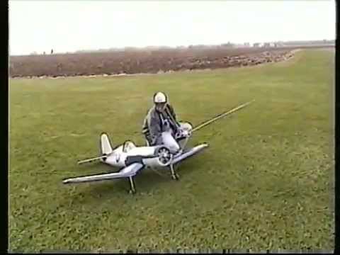 1/5 scale Corsair flight