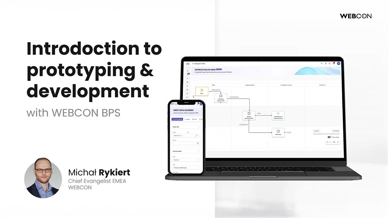 Prototyping & Application Development With WEBCON BPS