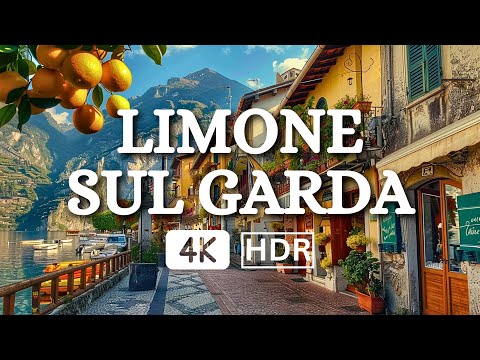 LIMONE SUL GARDA - THE MOST PRETTIEST PLACES IN THE WORLD -  LAKE GARDA , ITALY [4K]