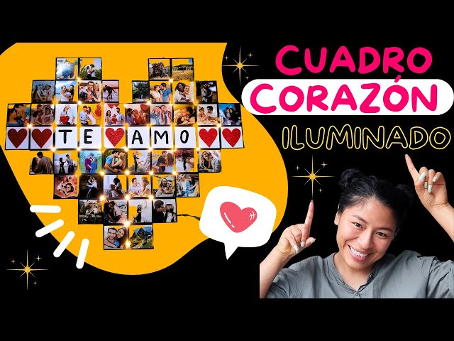 Vídeo relacionado con CrisPhy Lámpara Personalizada Collage Fotos y Textos. Luz LED para mesita de noche. Regalos Originales para Parejas, Novios. Regalos personalizados con fotos para San Valentín y Aniversario