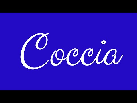 Learn how to Write the Name Coccia Signature Style in Cursive Writing