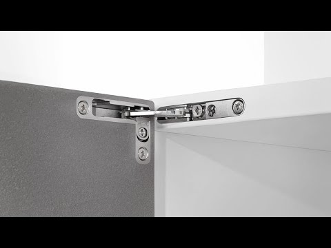 Montage : charnières AIR Push pour porte en bois