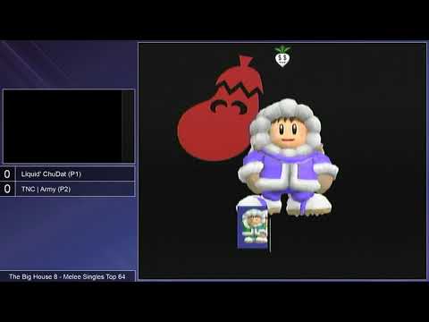 The Big House 8 SSBM - Liquid' ChuDat (Default ICs) vs. TNC | ARMY (Green ICs) - Melee Top 64 LR4
