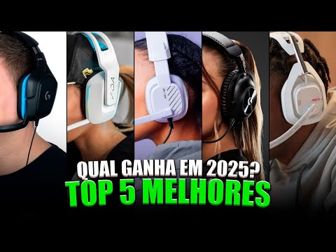 Qual o Melhor HEADSET da LOGITECH em 2025? Os 5 Mais Vendidos ✅